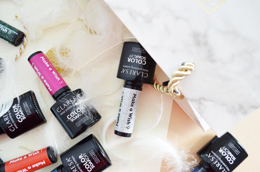 make a wish lakiery z drobinkami claresa puderek